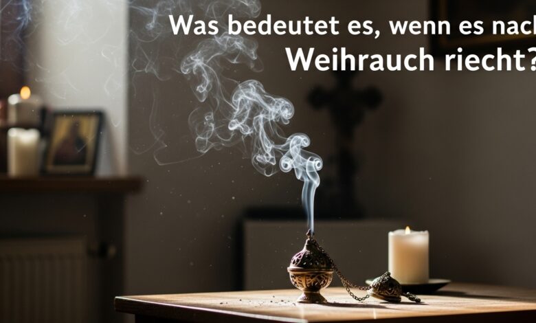 Was bedeutet es, wenn es nach Weihrauch riecht?